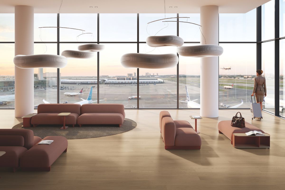 Lounge cu parchet CP Parquet pentru trafic intens