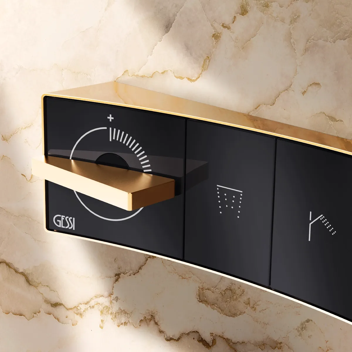 Gessi Haute Culture Immersiva, panou de duș